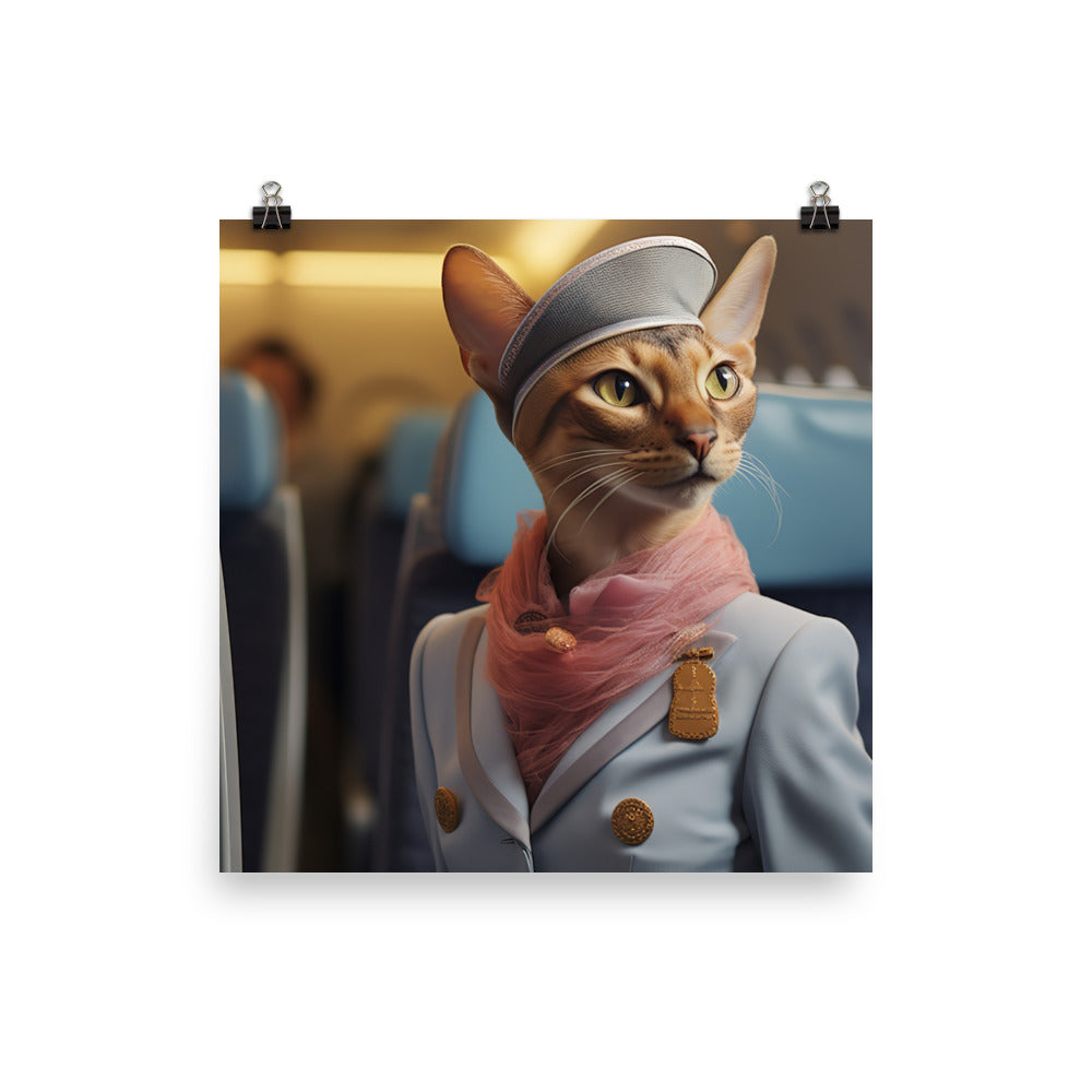 Abyssinian Cabin Crew Photo paper poster - PosterfyAI.com