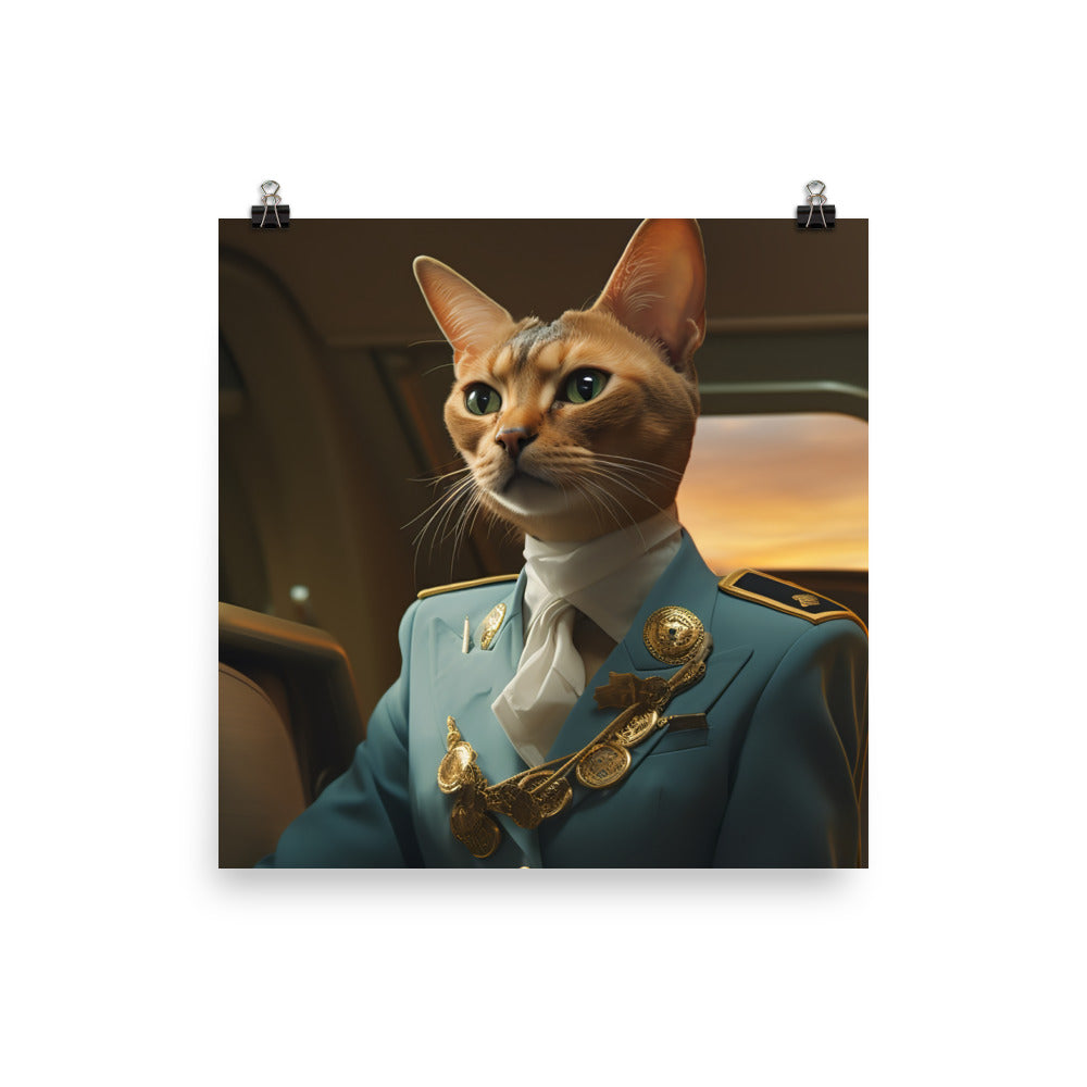 Abyssinian Cabin Crew Photo paper poster - PosterfyAI.com