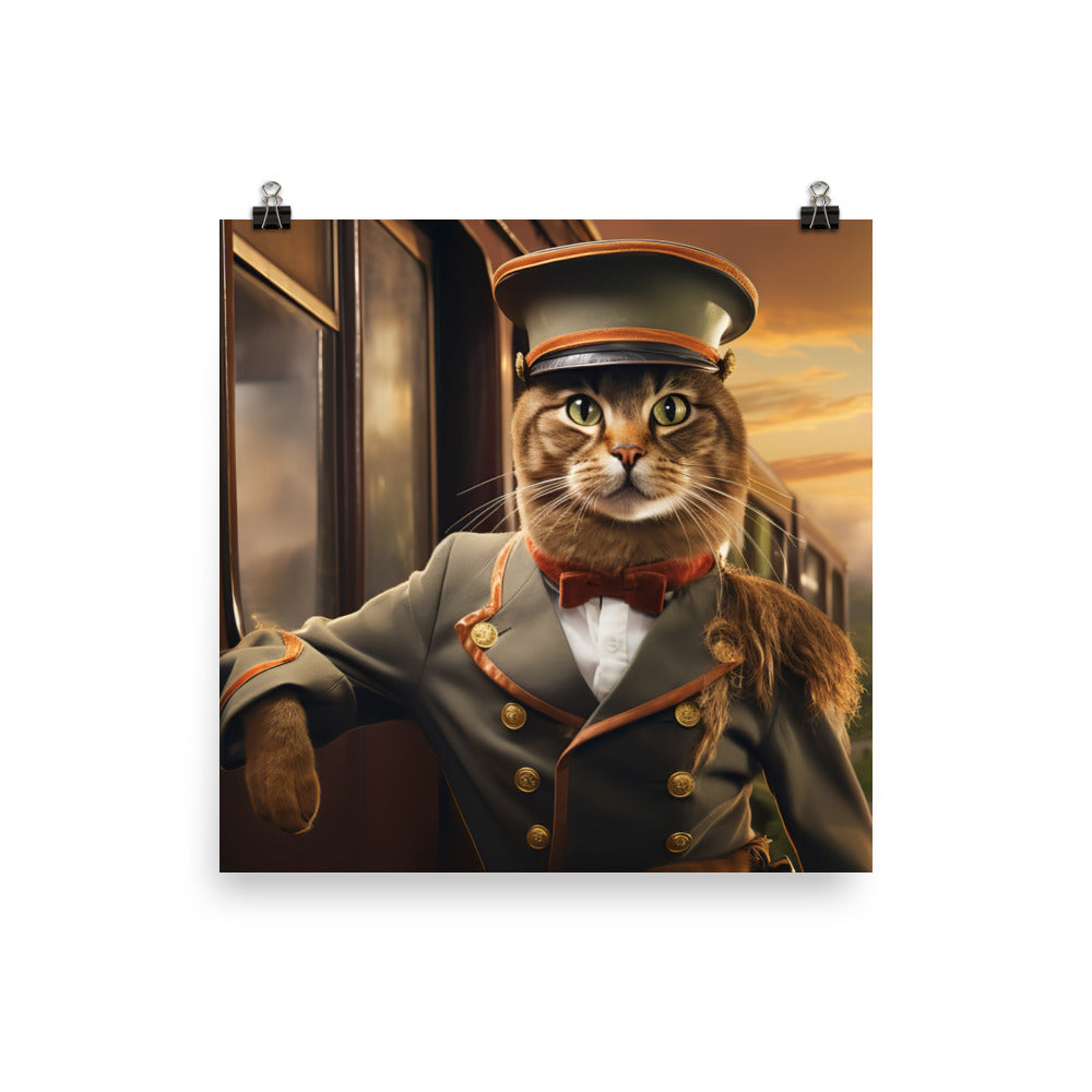 Abyssinian Transit Operator Photo paper poster - PosterfyAI.com