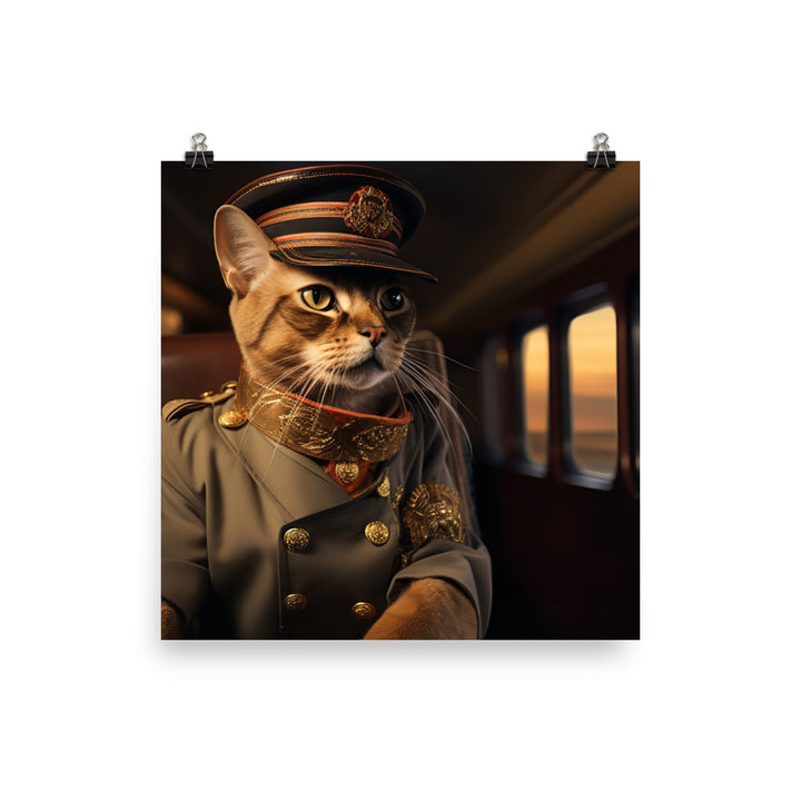 Abyssinian Transit Operator Photo paper poster - PosterfyAI.com