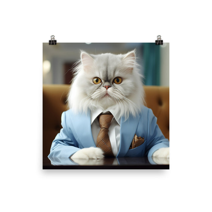 Persian Sales Consultant Photo paper poster - PosterfyAI.com