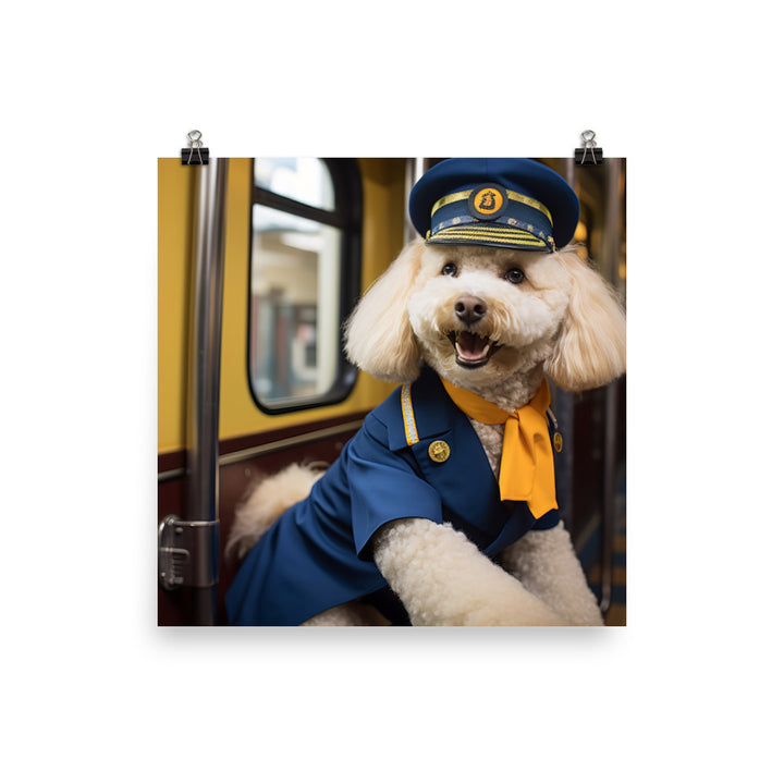 Poodle Transit Operator Photo paper poster - PosterfyAI.com