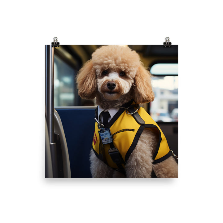 Poodle Transit Operator Photo paper poster - PosterfyAI.com