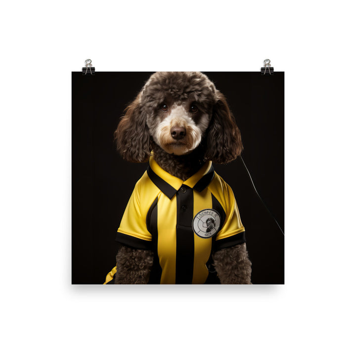 Poodle Referee Photo paper poster - PosterfyAI.com