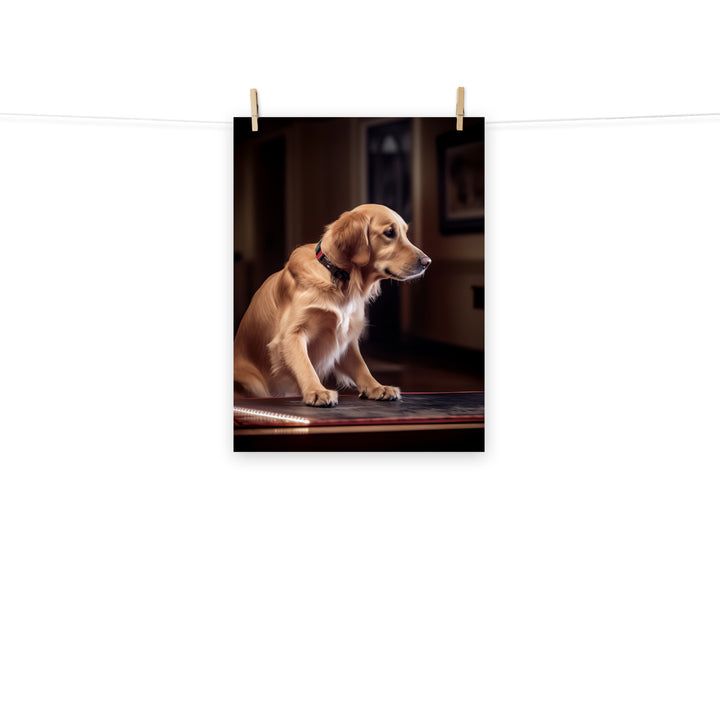 Golden Retriever Photo paper poster - PosterfyAI.com