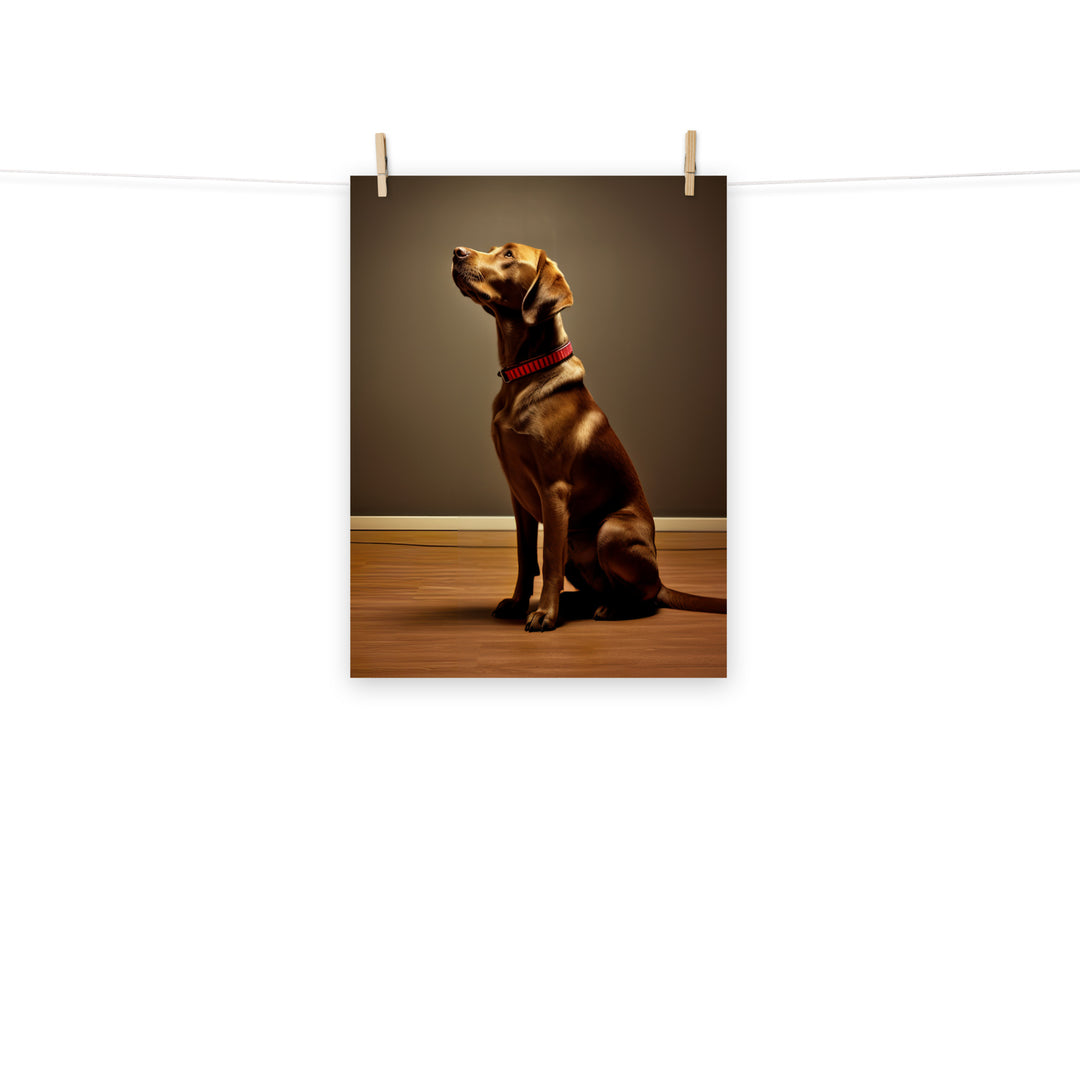 Labrador Retriever Photo paper poster - PosterfyAI.com