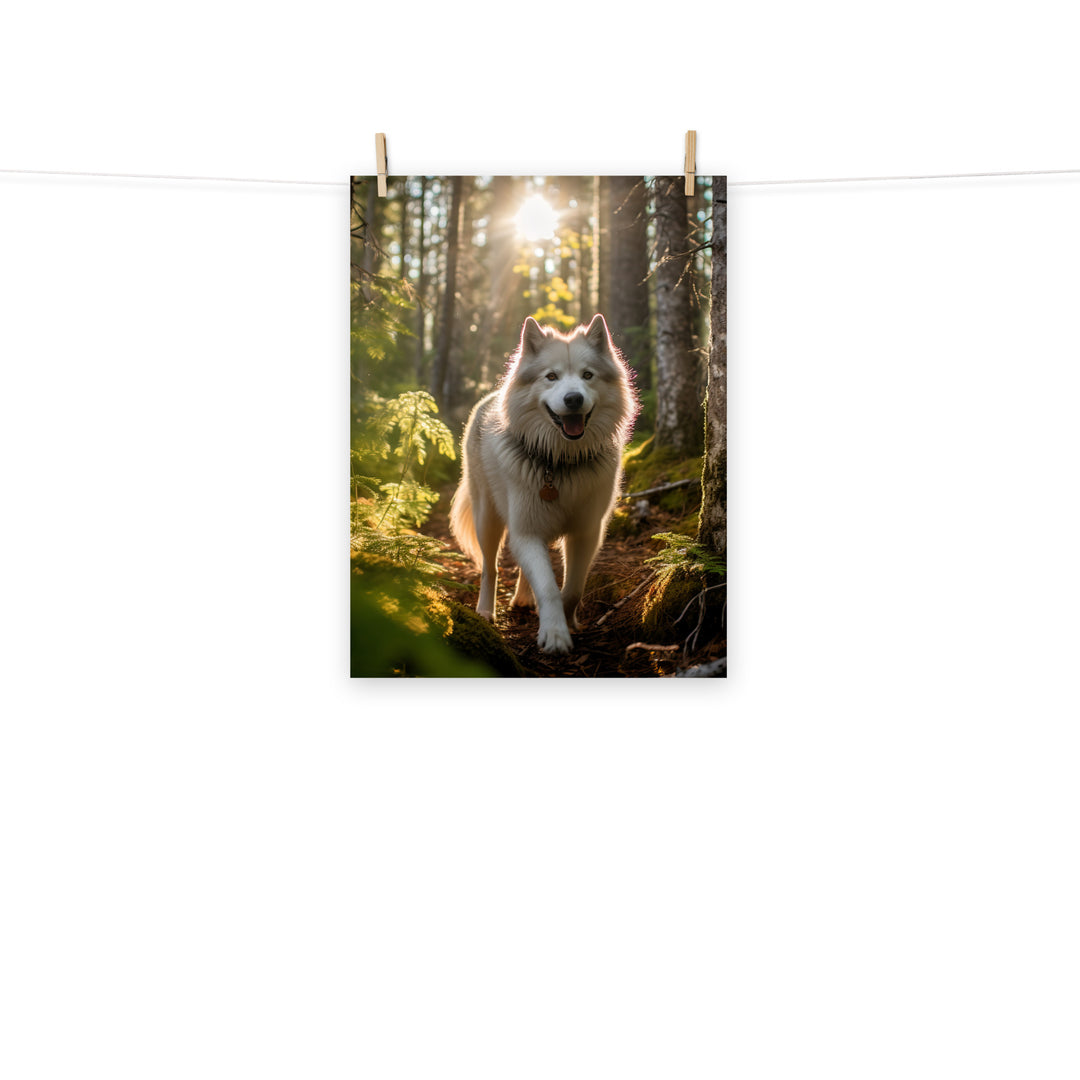 Alaskan Malamute Photo paper poster - PosterfyAI.com