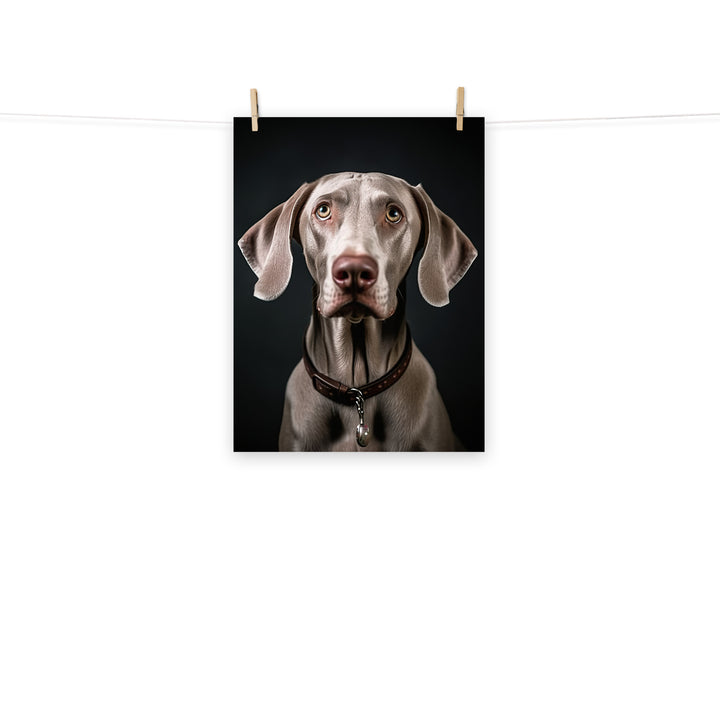 Weimaraner Photo paper poster - PosterfyAI.com