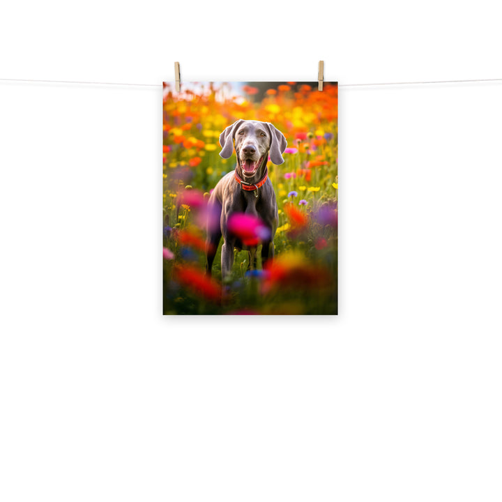 Weimaraner Photo paper poster - PosterfyAI.com