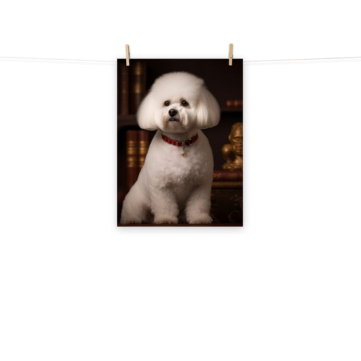 Bichon Frise Photo paper poster - PosterfyAI.com