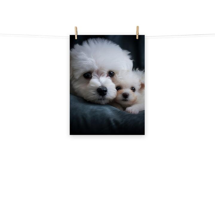 Bichon Frise Photo paper poster - PosterfyAI.com