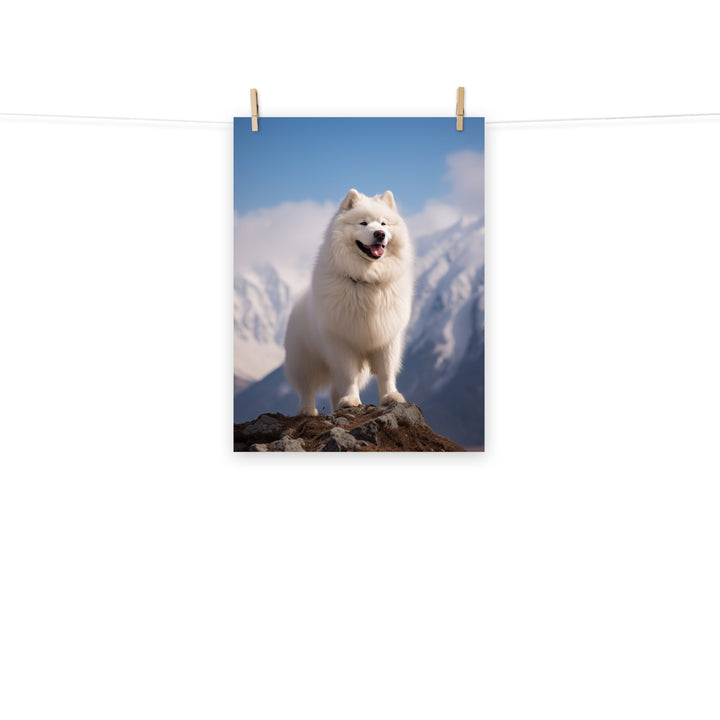 Samoyed Photo paper poster - PosterfyAI.com