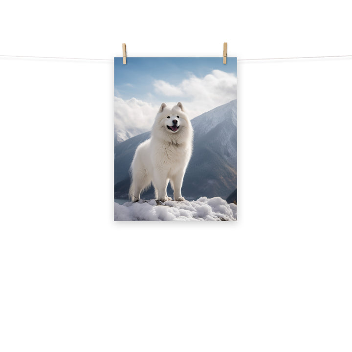 Samoyed Photo paper poster - PosterfyAI.com