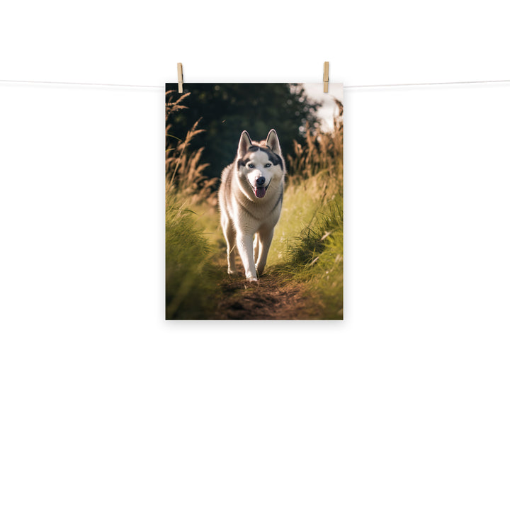 Siberian Husky Photo paper poster - PosterfyAI.com