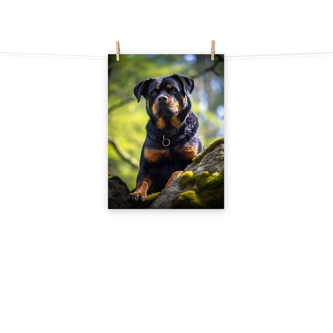 Rottweiler Photo paper poster - PosterfyAI.com