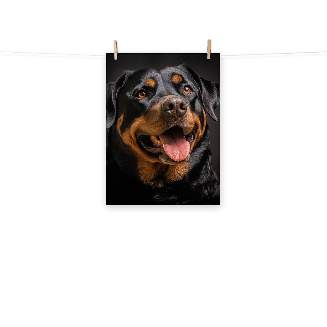 Rottweiler Photo paper poster - PosterfyAI.com