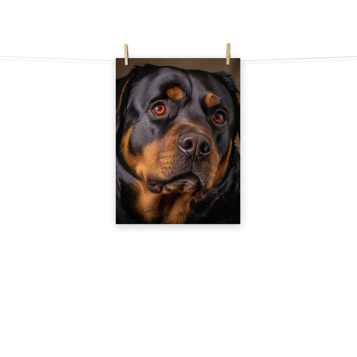 Rottweiler Photo paper poster - PosterfyAI.com