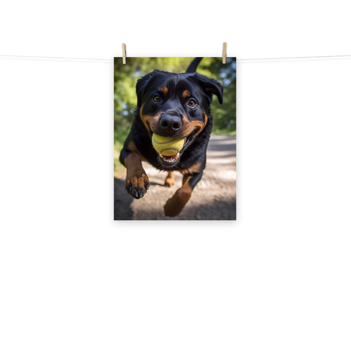 Rottweiler Photo paper poster - PosterfyAI.com