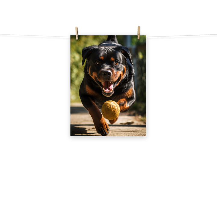 Rottweiler Photo paper poster - PosterfyAI.com