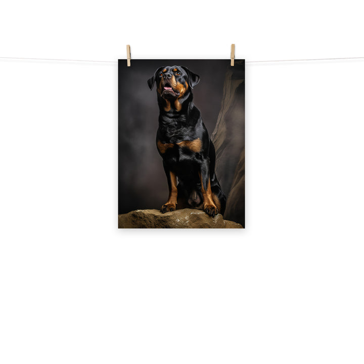 Rottweiler Photo paper poster - PosterfyAI.com