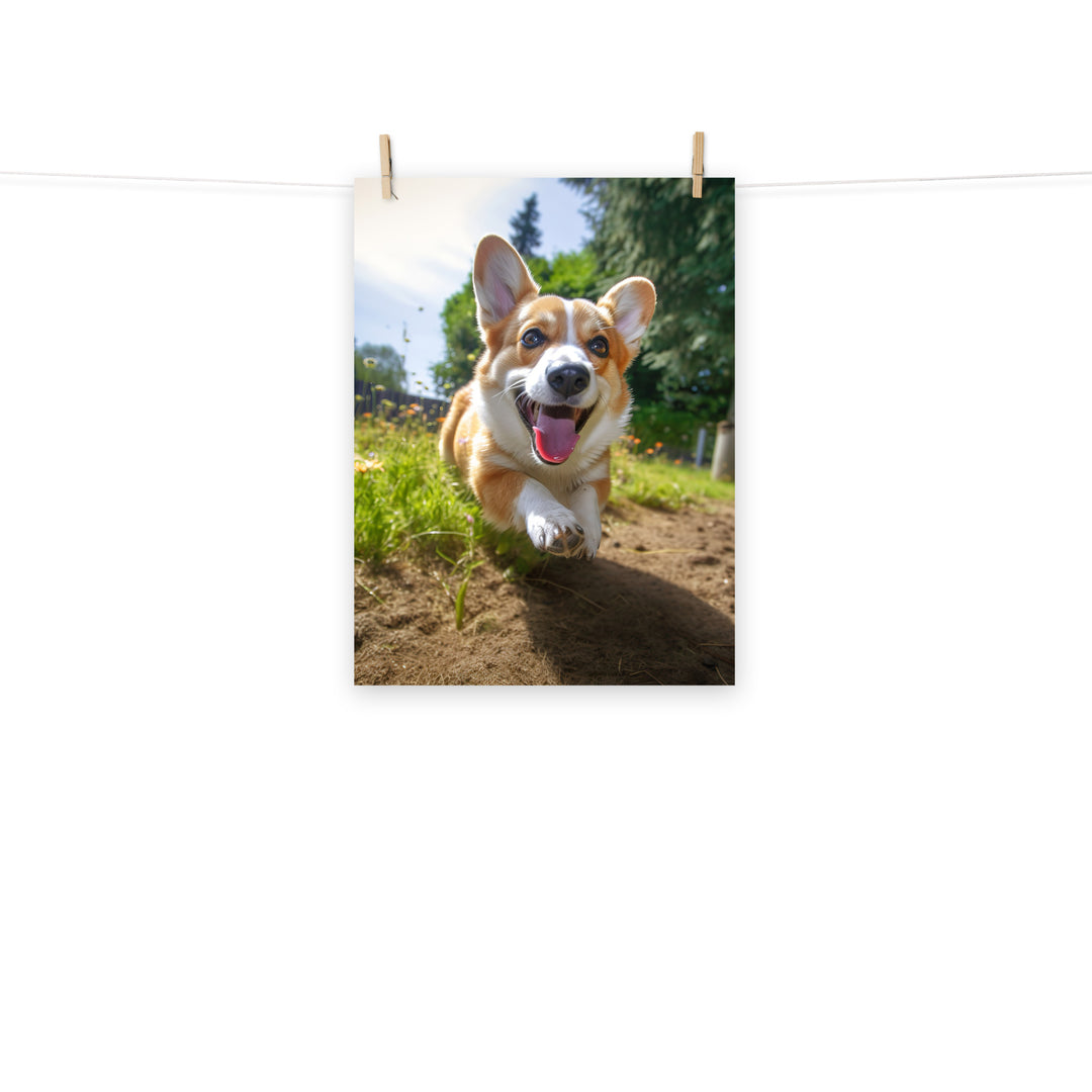 Welsh Corgi Photo paper poster - PosterfyAI.com