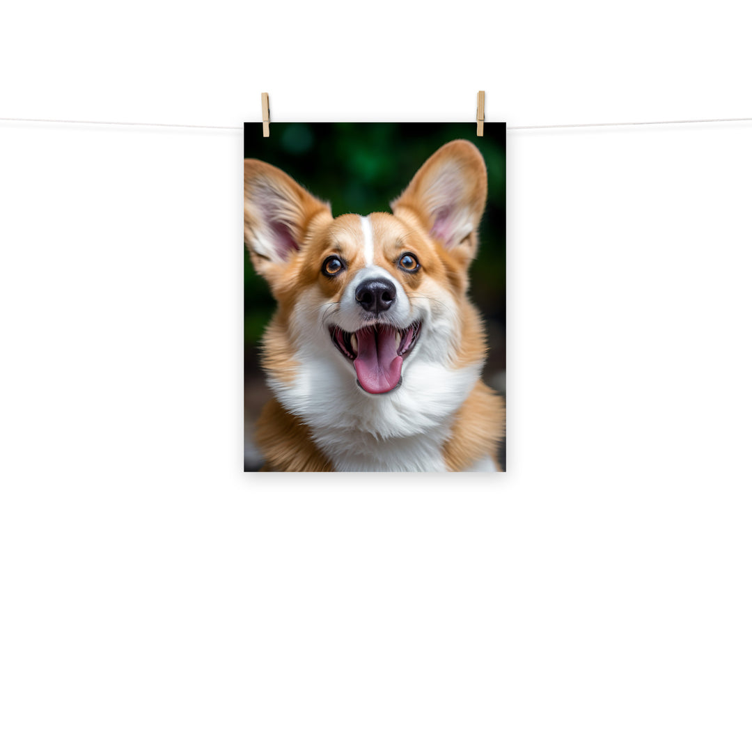 Welsh Corgi Photo paper poster - PosterfyAI.com