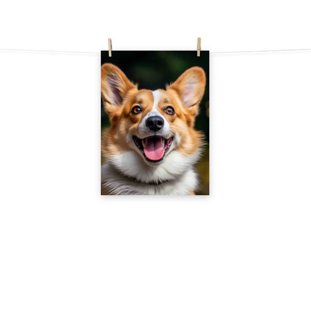 Welsh Corgi Photo paper poster - PosterfyAI.com