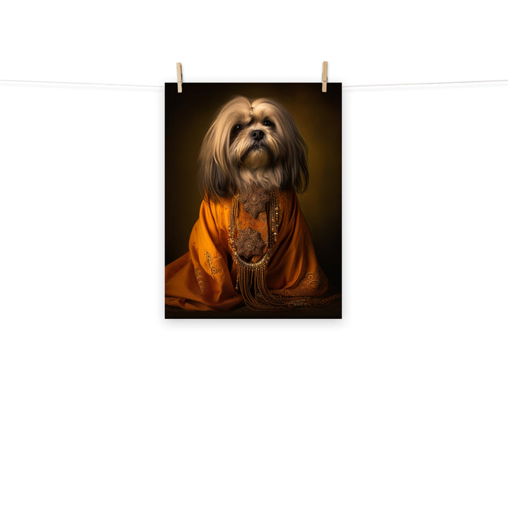 Lhasa Apso Photo paper poster - PosterfyAI.com