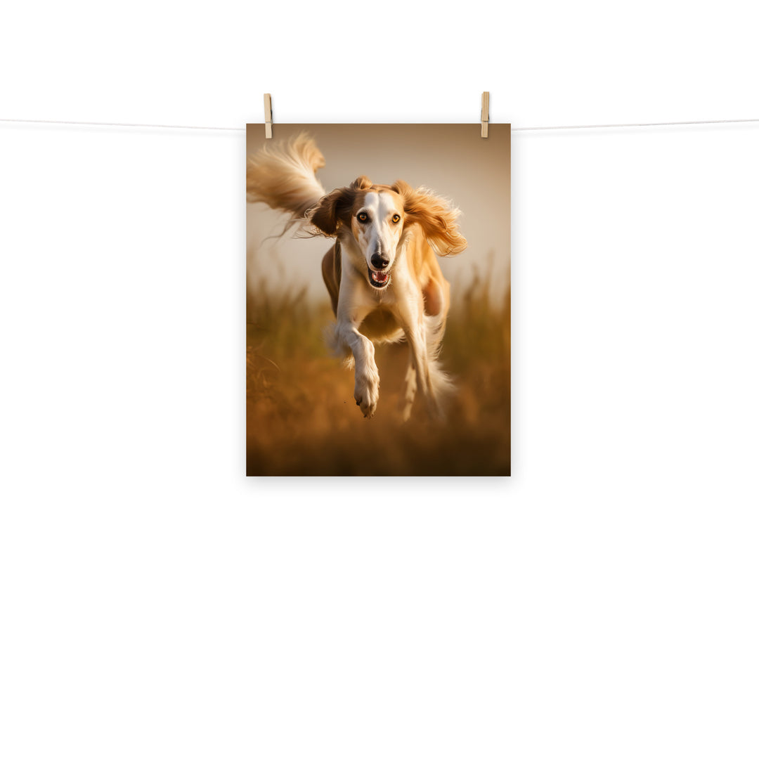 Saluki Photo paper poster - PosterfyAI.com