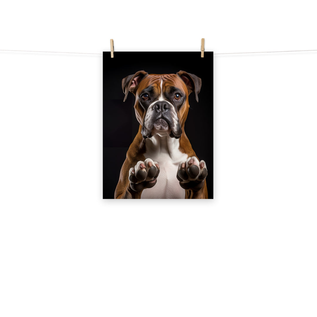 Boxer Photo paper poster - PosterfyAI.com