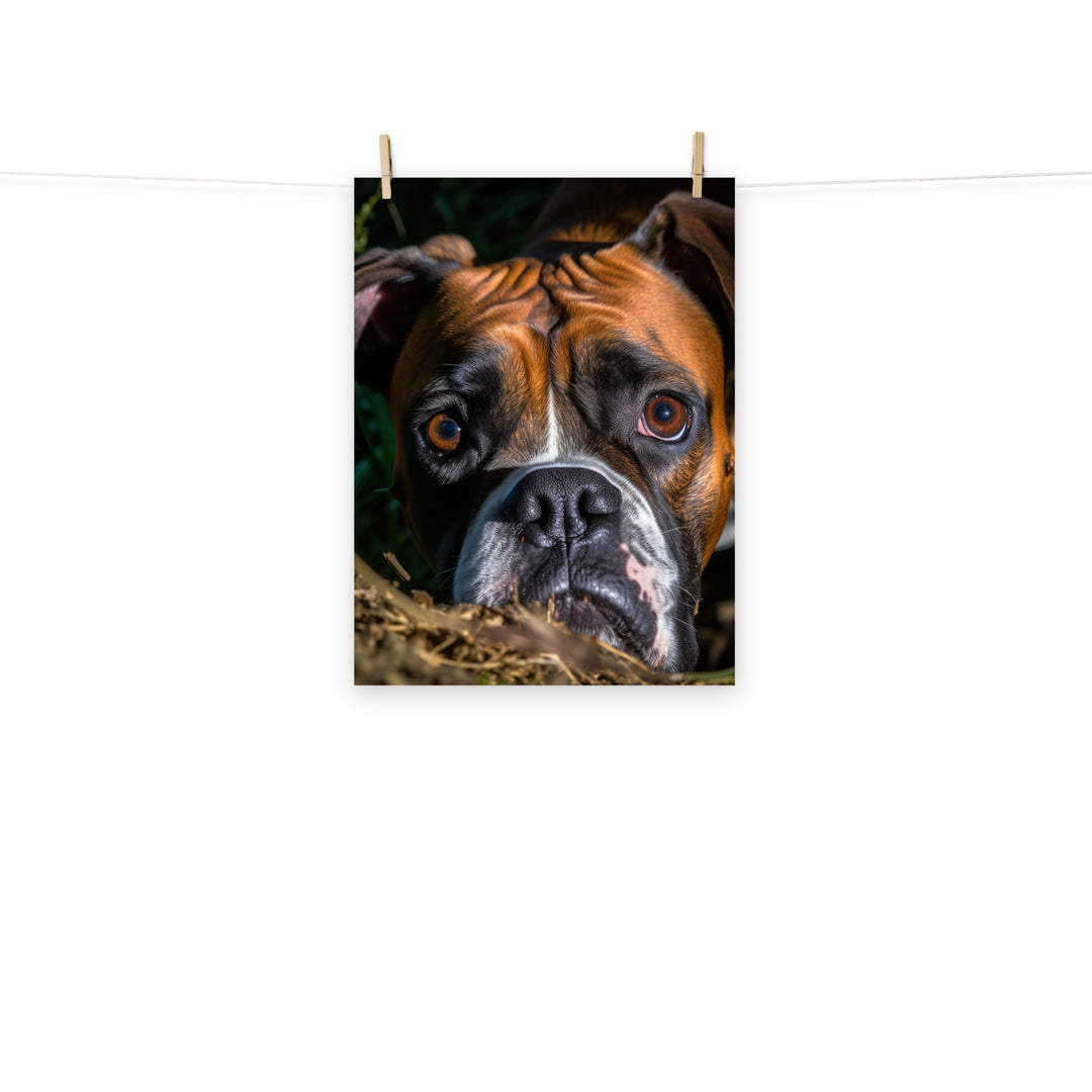 Boxer Photo paper poster - PosterfyAI.com