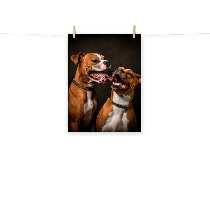 Boxer Photo paper poster - PosterfyAI.com