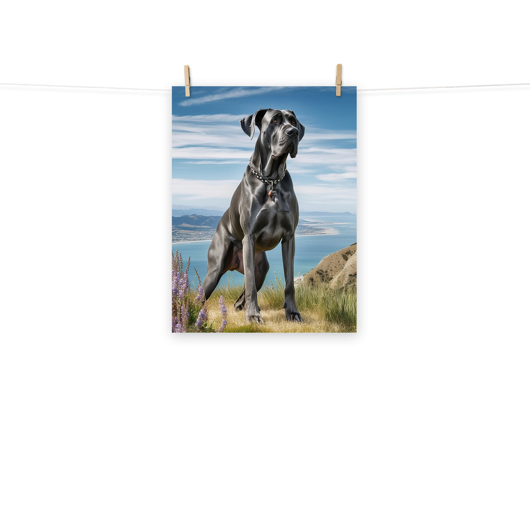 Great Dane Photo paper poster - PosterfyAI.com