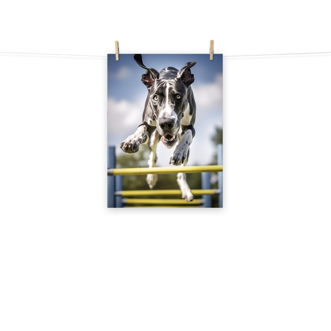 Great Dane Photo paper poster - PosterfyAI.com