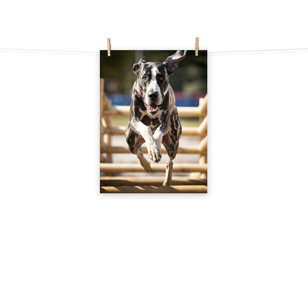 Great Dane Photo paper poster - PosterfyAI.com