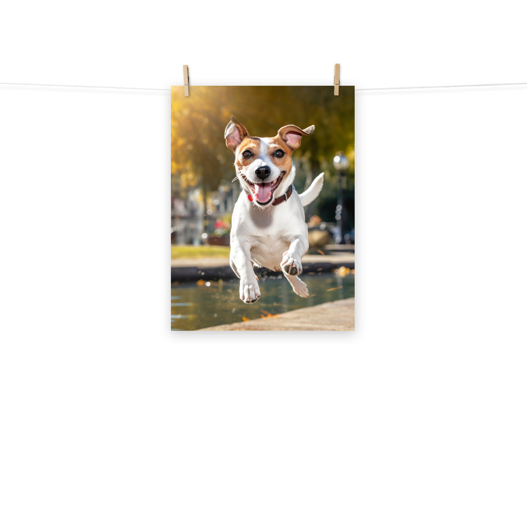 Jack Russell Terrier Photo paper poster - PosterfyAI.com