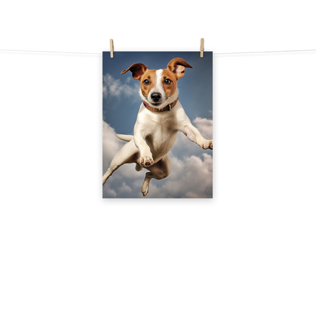 Jack Russell Terrier Photo paper poster - PosterfyAI.com