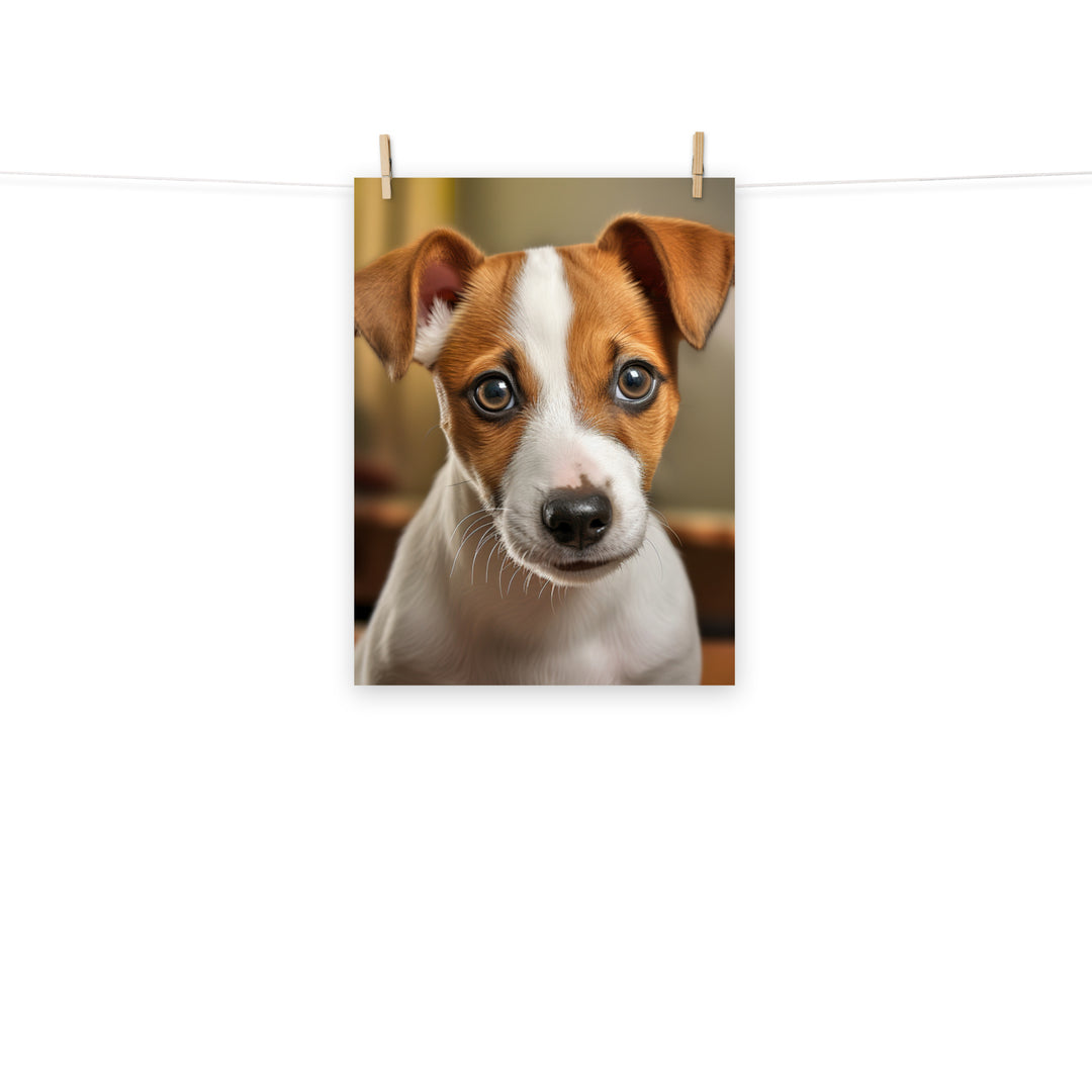 Jack Russell Terrier Photo paper poster - PosterfyAI.com