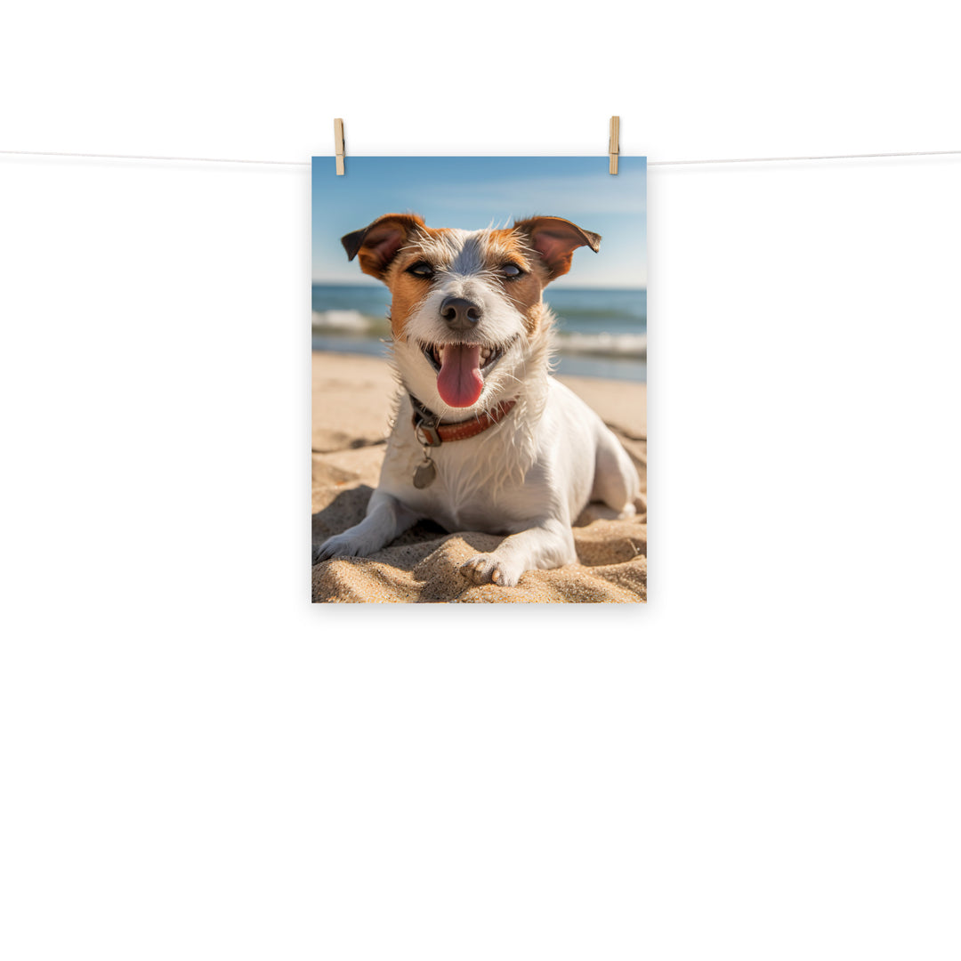 Jack Russell Terrier Photo paper poster - PosterfyAI.com