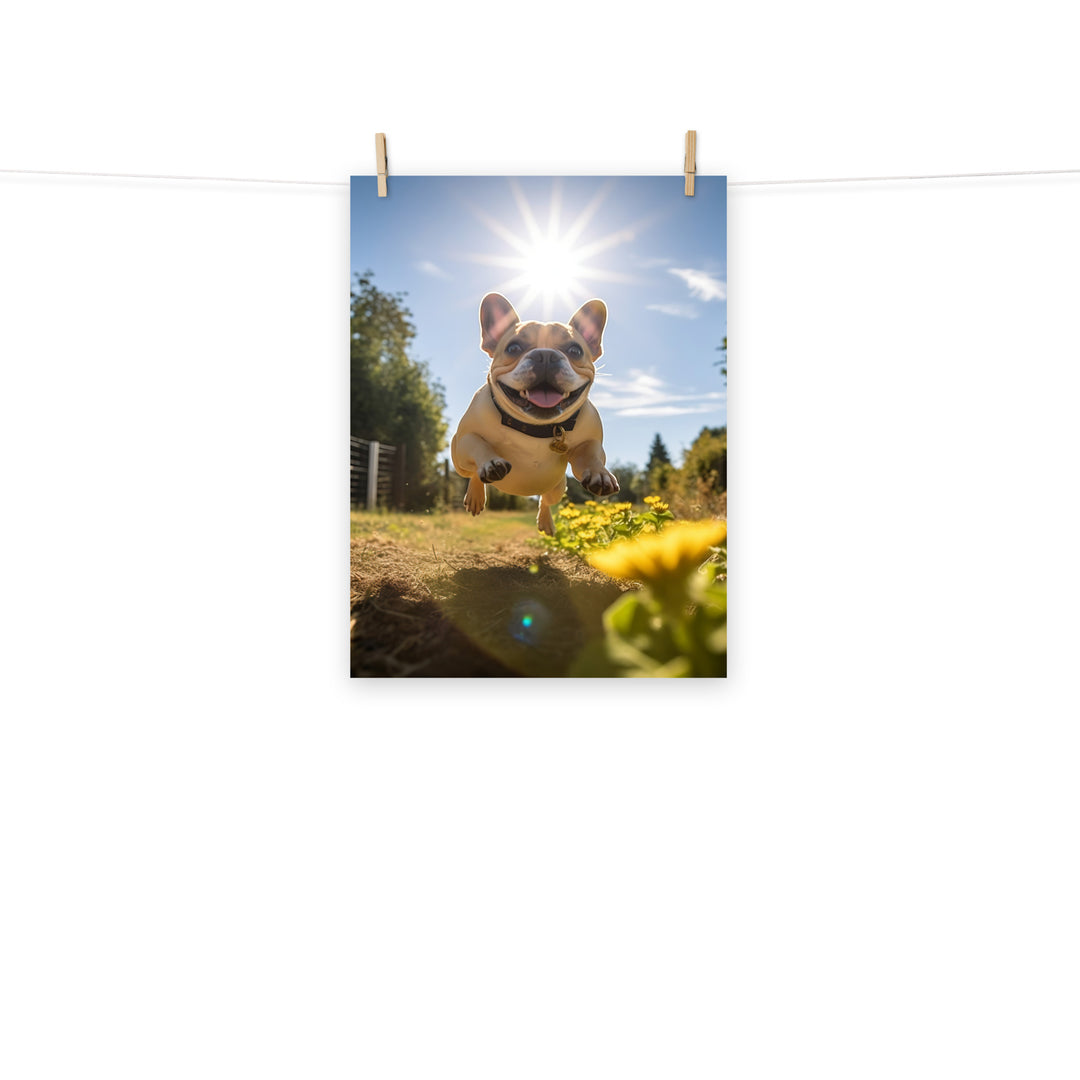 French Bulldog Photo paper poster - PosterfyAI.com