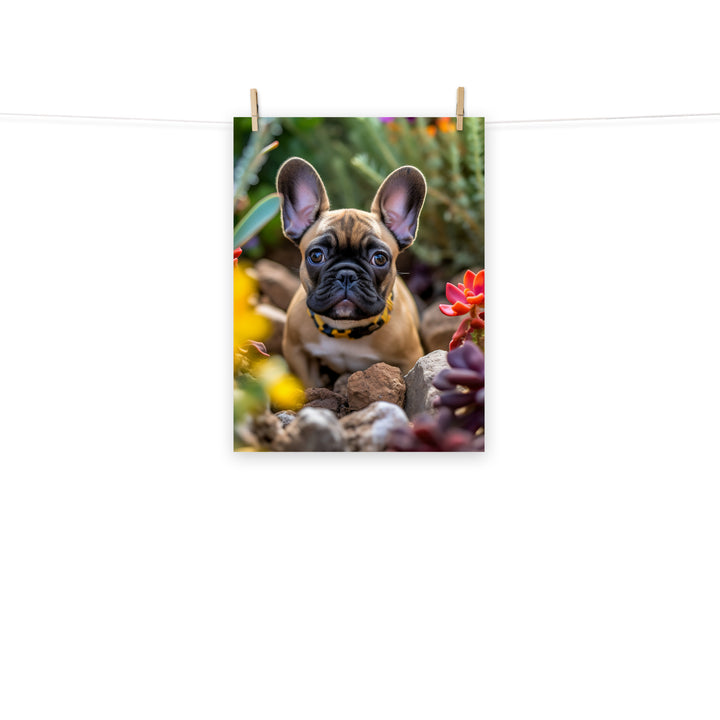 French Bulldog Photo paper poster - PosterfyAI.com