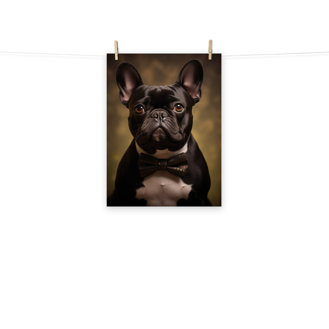 French Bulldog Photo paper poster - PosterfyAI.com