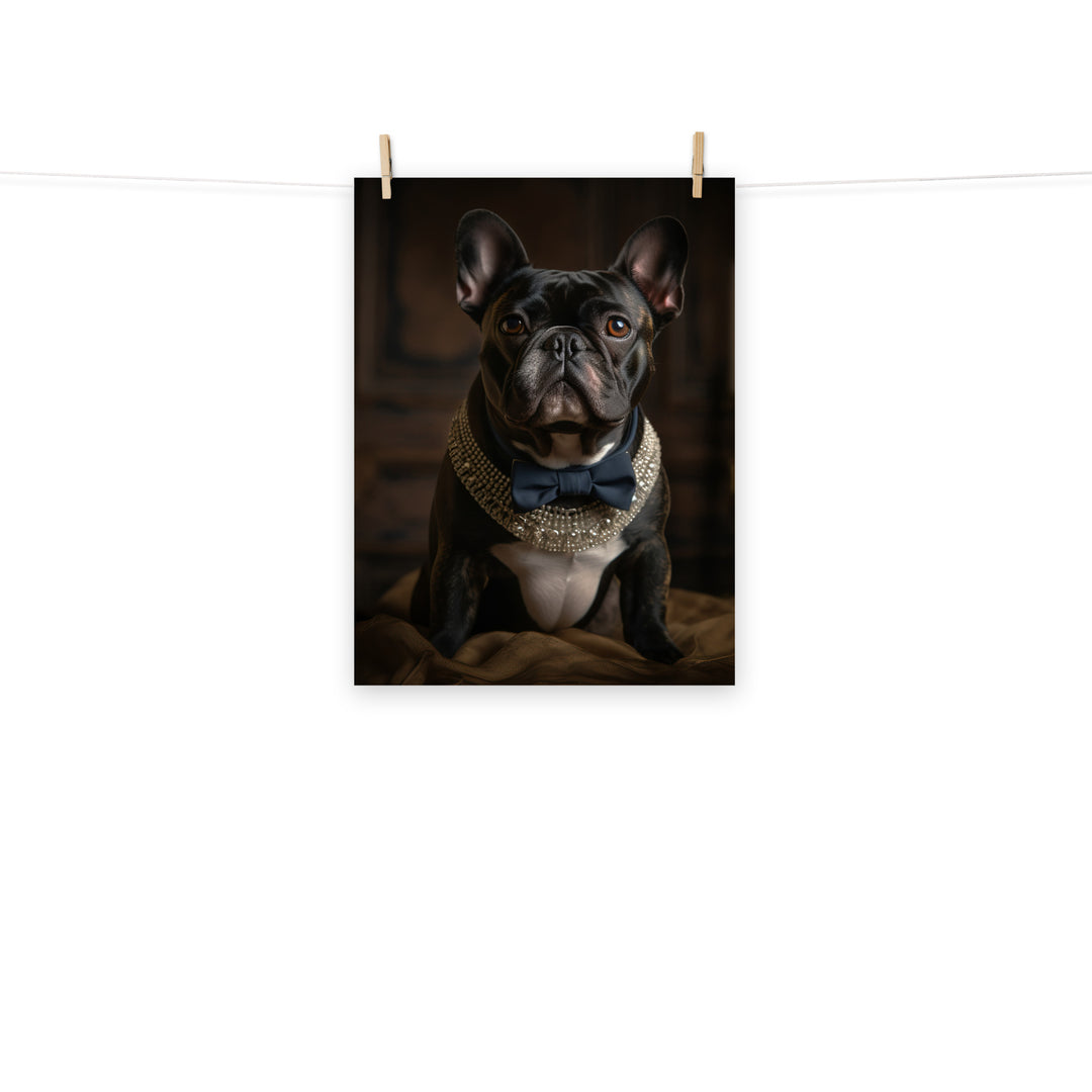 French Bulldog Photo paper poster - PosterfyAI.com