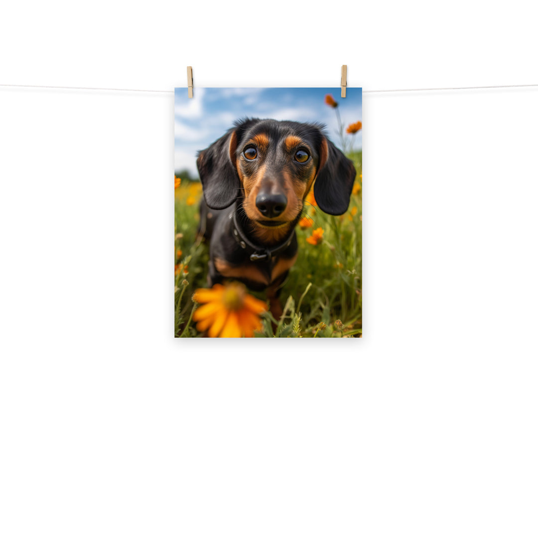 Dachshund Photo paper poster - PosterfyAI.com