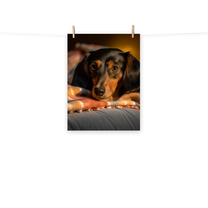 Dachshund Photo paper poster - PosterfyAI.com