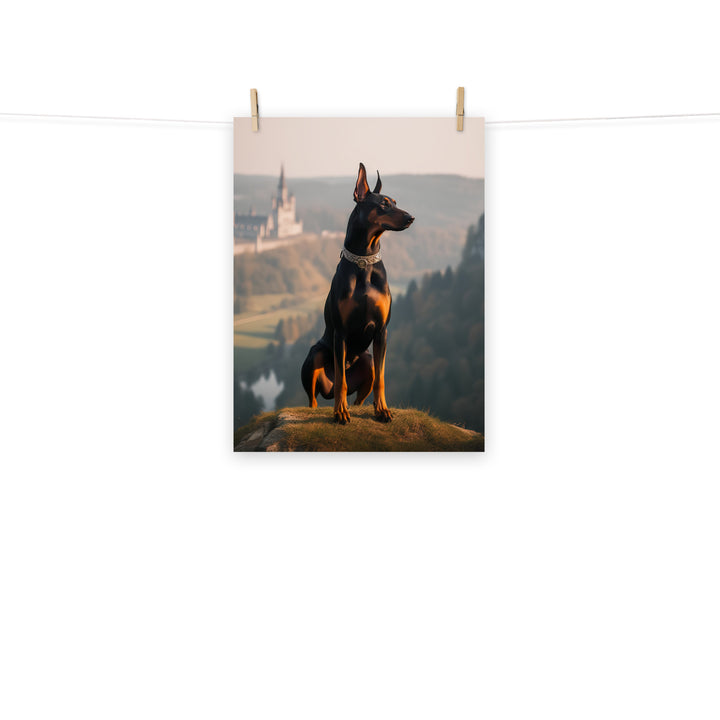 Doberman Photo paper poster - PosterfyAI.com