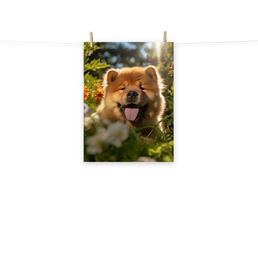 Chow Chow Photo paper poster - PosterfyAI.com