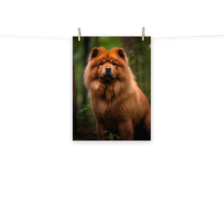 Chow Chow Photo paper poster - PosterfyAI.com