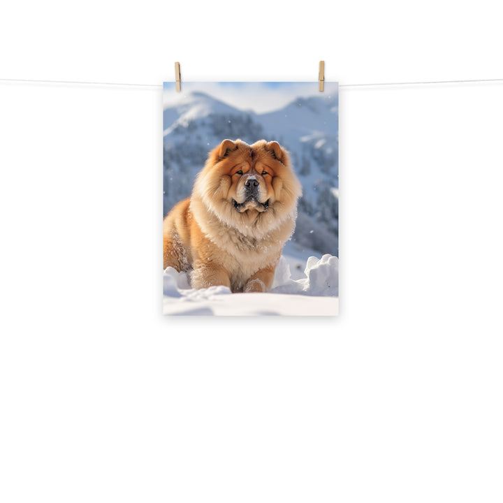 Chow Chow Photo paper poster - PosterfyAI.com