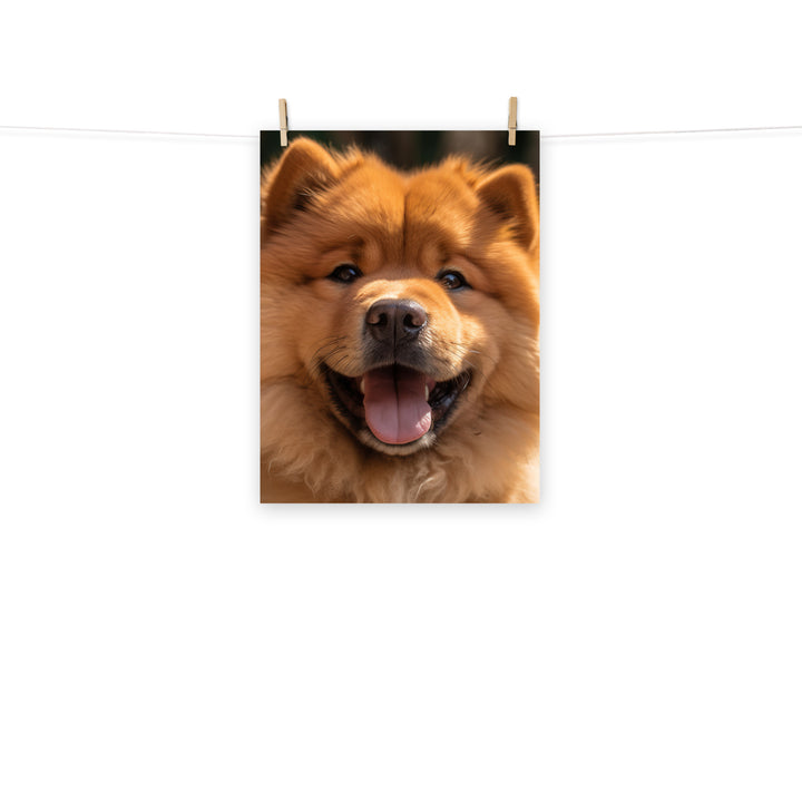 Chow Chow Photo paper poster - PosterfyAI.com